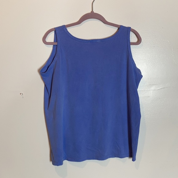 D380 Jimmy buffet powder blue tank top L - Picture 4 of 7
